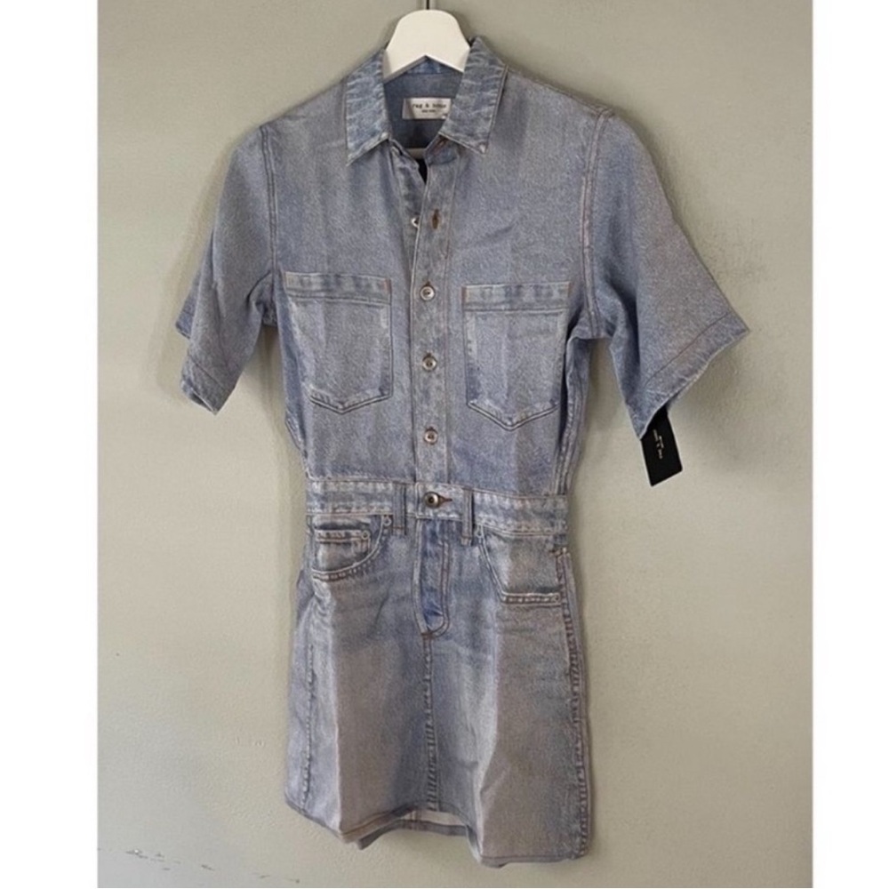 Rag & Bone Liquid Miramar Dress. - Picture 4 of 7